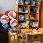 CARE Kits and Sleeping Bags