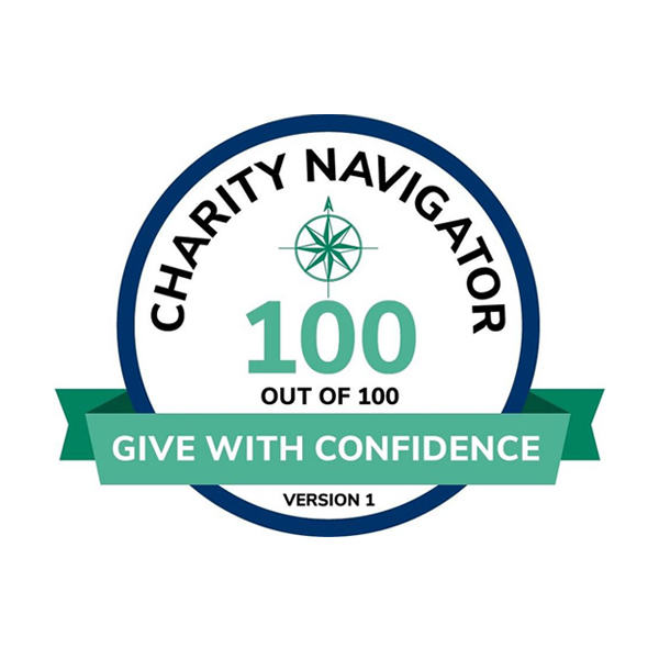 Charity Navigator, 100 out of 100, Give with confidence, Version 1